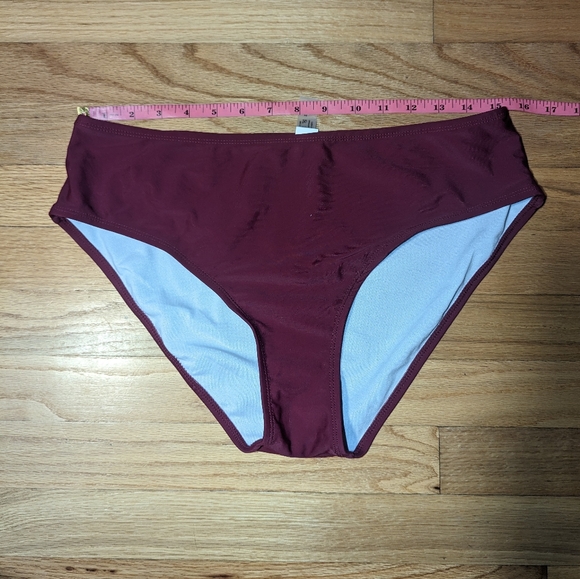 Wine Berry Bikini Swim Bottom Medium Coverage - Picture 6 of 12